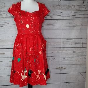 New Modcloth Kitten Freedom Party Dress